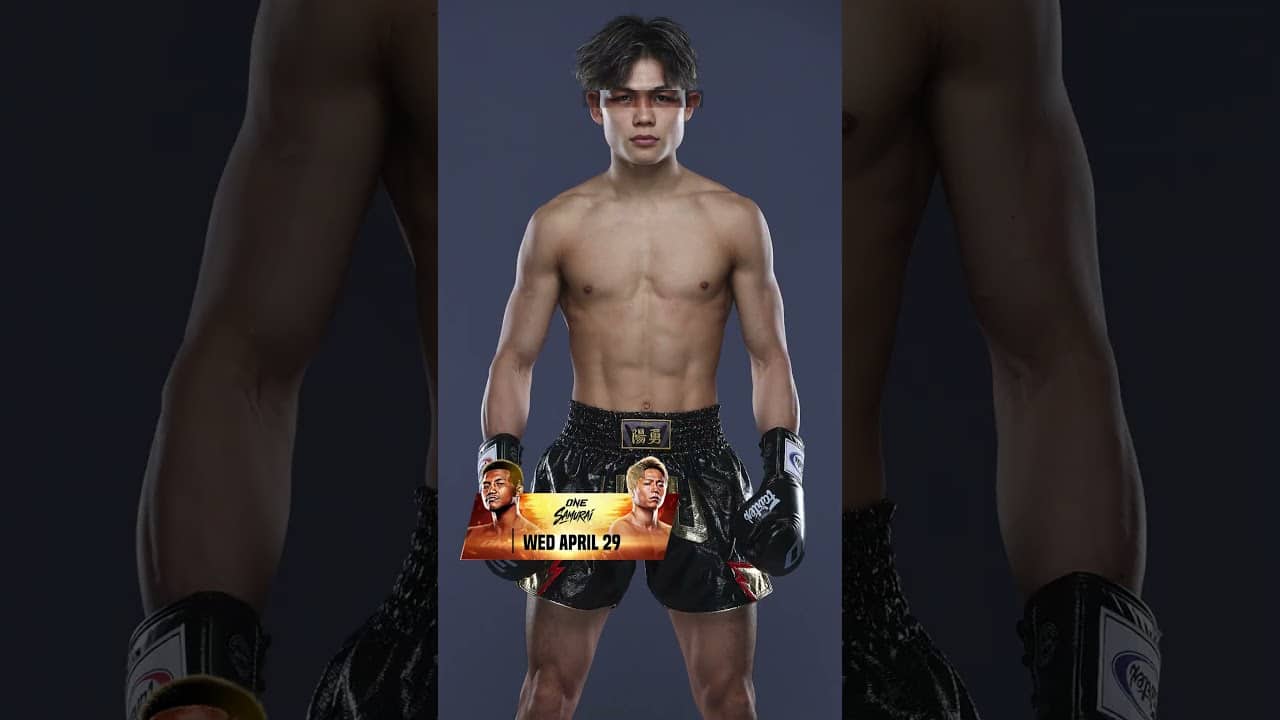 Match those eyes 👀 Do you think Rodtang will knock Takeru out again at ONE SAMURAI 1?