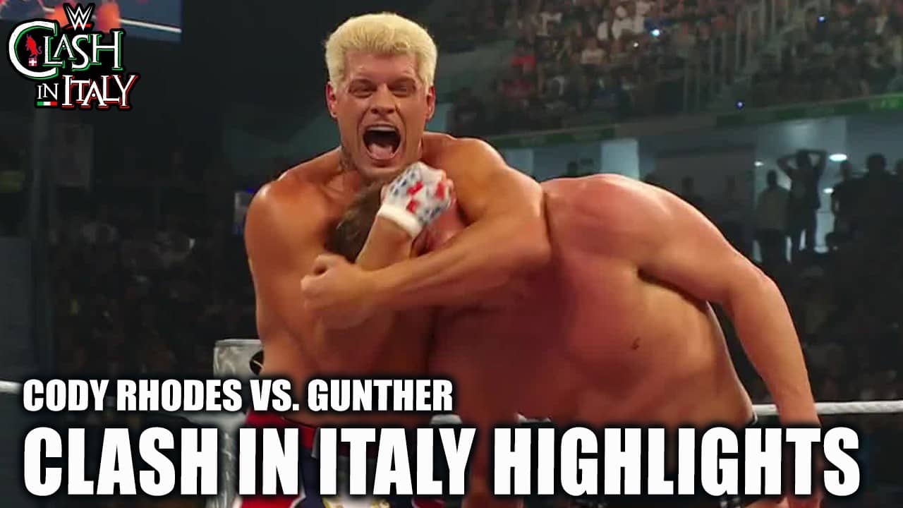 CODY RHODES RETAINS UNDISPUTED TITLE 😱 Defeats Gunther in DRAMATIC CHAMPIONSHIP | WWE Clash in Italy