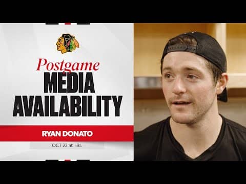 "It's just fun to be around." | Ryan Donato Postgame 10.23.25