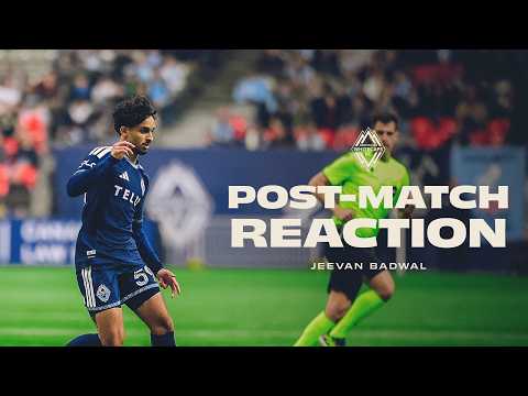 Jeevan Badwal's Post-Victory Reaction vs Toronto FC