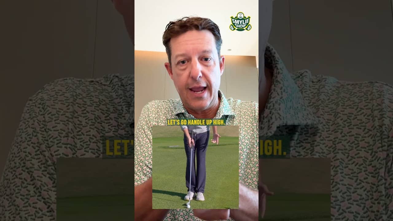 Need a good drill to work on arc height while chipping? #golf #shortgame #smylieshow #pgatour