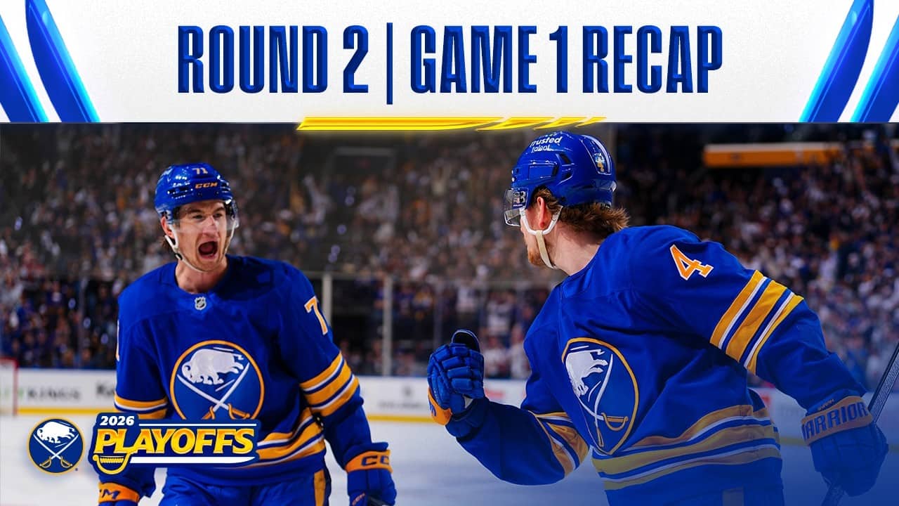 RECAP | Buffalo Sabres Defeat Montreal Canadiens 4-2 In Game 1 Of Round 2 | Stanley Cup Playoffs