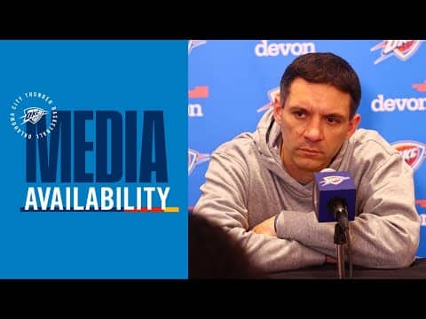 Coach Daigneault on OKC's offensive execution | Postgame Media | January 19, 2026