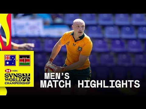 Job DONE ✅ | Australia v Kenya | HSBC SVNS Valladolid 2026 | Match Highlights