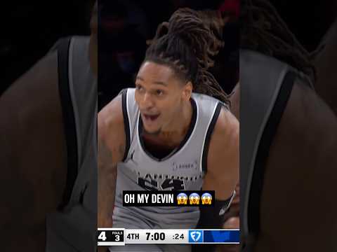 THROW IT DOWN DEV 🤩🫢 #nba #spurs #devinvassell 📺 FanDuelSN SW