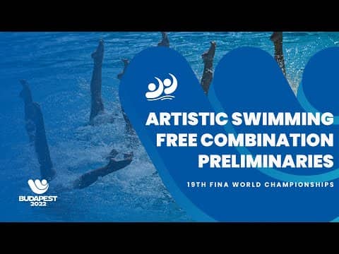 Artistic Swimming Free Combination Prelims Full Event | FINA Budapest 2022