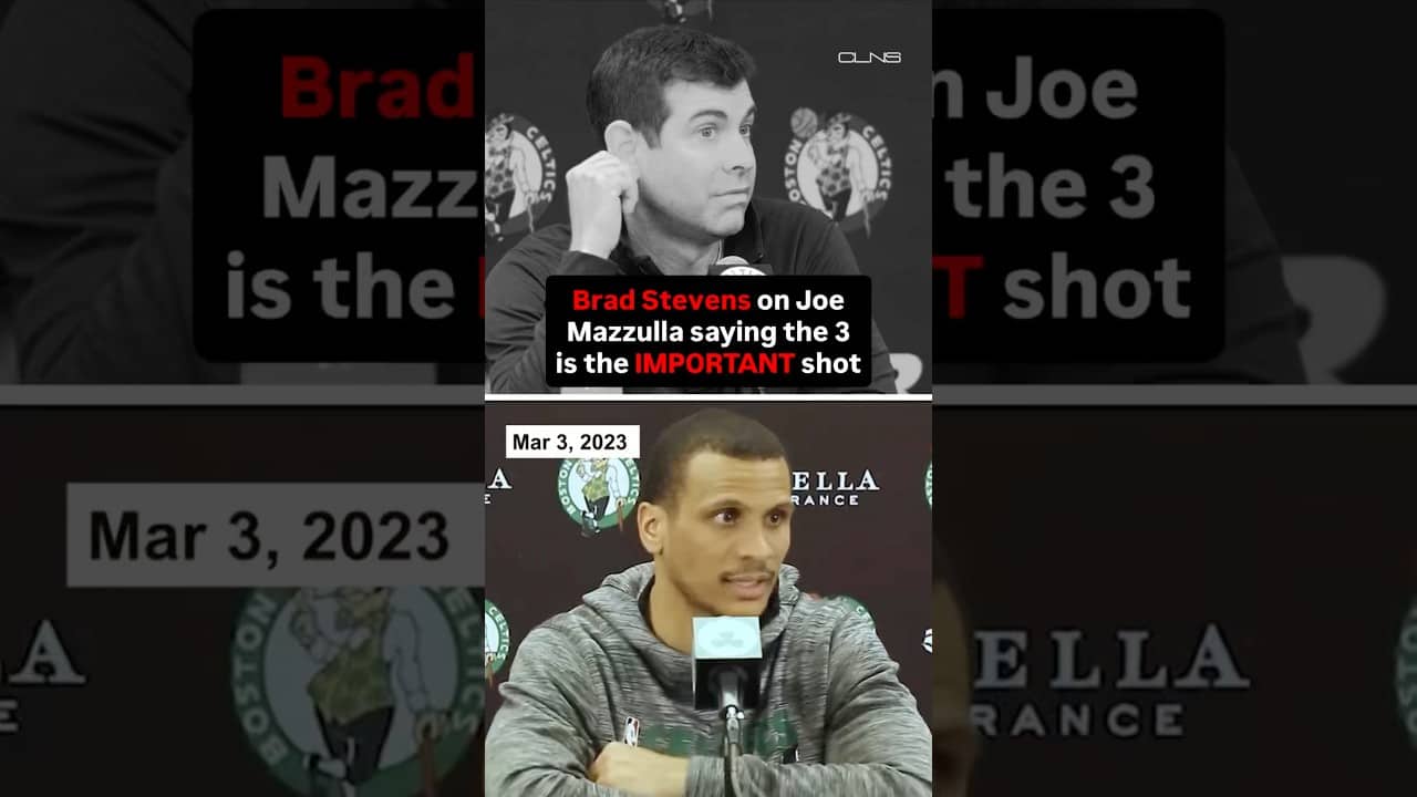 Joe Mazzulla in 2023 vs Brad Stevens now 👀