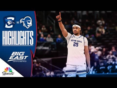 Creighton vs. Seton Hall | COLLEGE BASKETBALL HIGHLIGHTS | 1/4/26 | NBC Sports