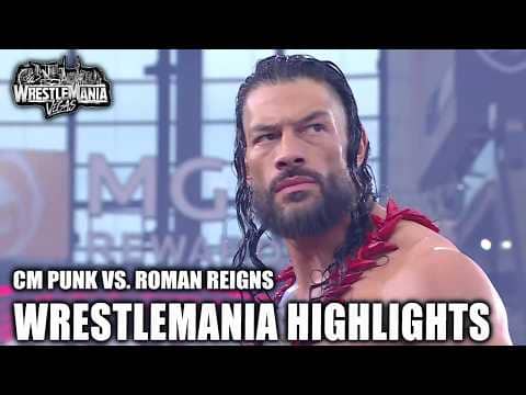 CM Punk vs. Roman Reigns | WrestleMania 42 Highlights | WWE on ESPN