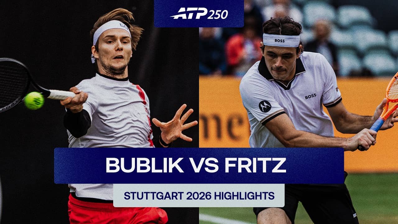 Alexander Bublik vs. Taylor Fritz Highlights | Stuttgart 2026 Semi-Final