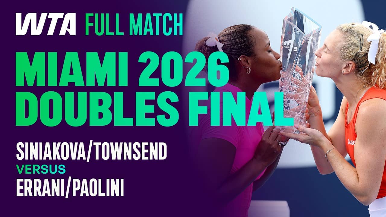 The Incredible Errani/Paolini vs. Siniakova/Townsend 2026 Miami Open Doubles Final | WTA Full Match