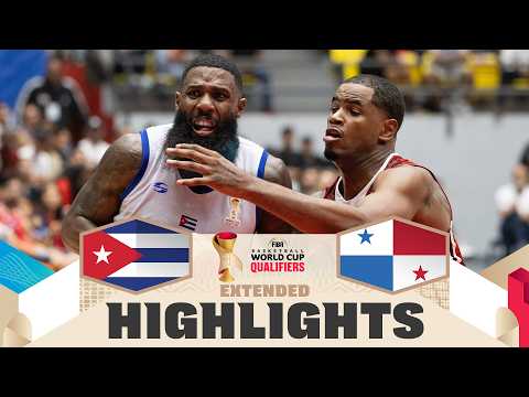 Cuba 🇨🇺 v Panama 🇵🇦 | Extended Highlights | FIBA Basketball World Cup 2027 Americas Qualif.