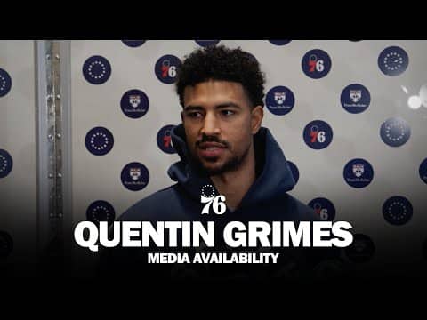 Philadelphia 76ers Practice Media Availability 🎙️ | Quentin Grimes | 12.10.25