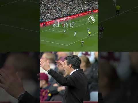 Unai Emery celebrates Aston Villa's goals! 😆