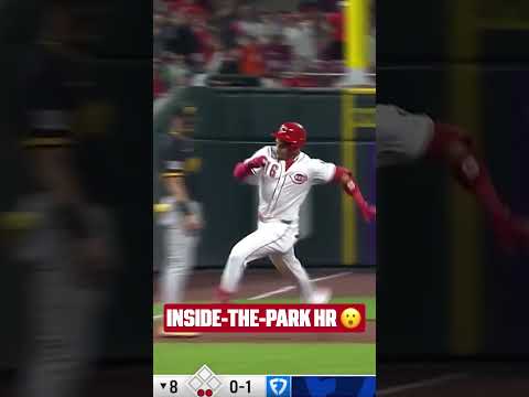 Noelvi Marte shows off the WHEELS on an inside-the-park home run 💨