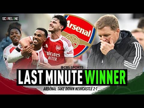 Gabriel scores LAST MINUTE GOAL as Arsenal defeat Newcastle | VAR Controversy | Scoreline