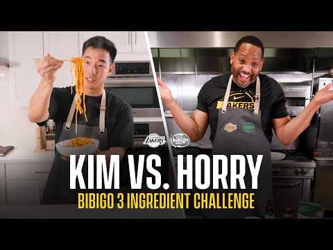 Lakers Legend Robert Horry vs the Three Ingredient Challenge with Chef Danny