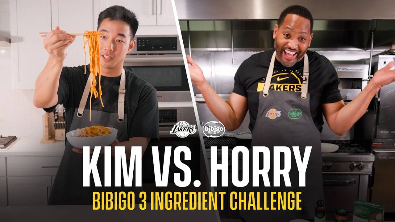 Lakers Legend Robert Horry vs the Three Ingredient Challenge with Chef Danny
