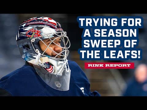 Trying for a Season Sweep of the Leafs! | Rink Report