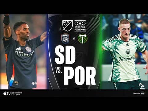 San Diego FC vs. Portland Timbers | Full Match Highlights | 2025 Audi MLS Cup Playoffs