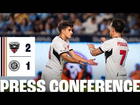 René Weiler Post-Match Press Conference |  New York City FC vs D.C. United  | MLS 2025