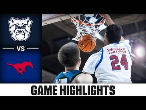 Butler vs SMU Game Highlights | 2025-26 ACC Men's Basketball