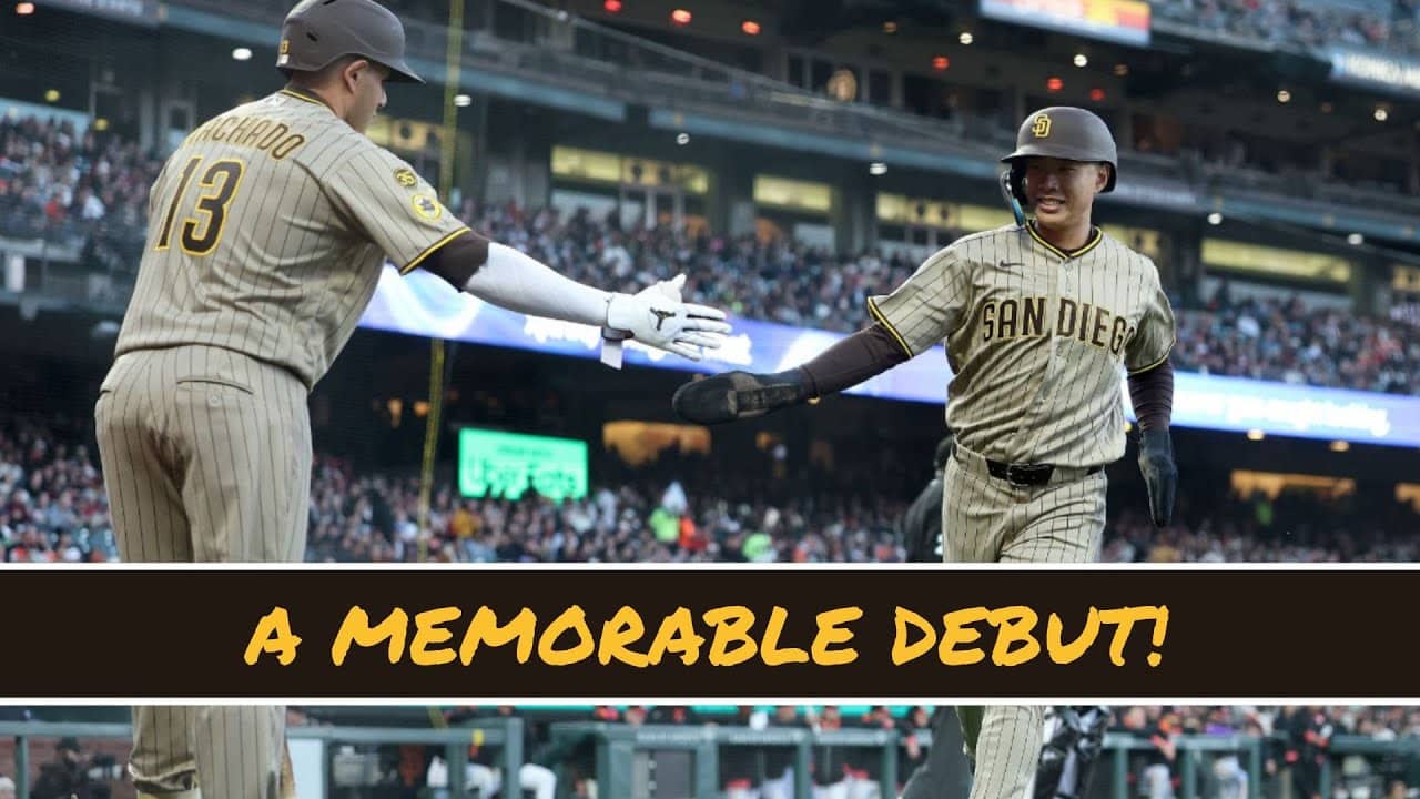 Sung-Mun Song debuts with some power, Padres drop double digits on Giants