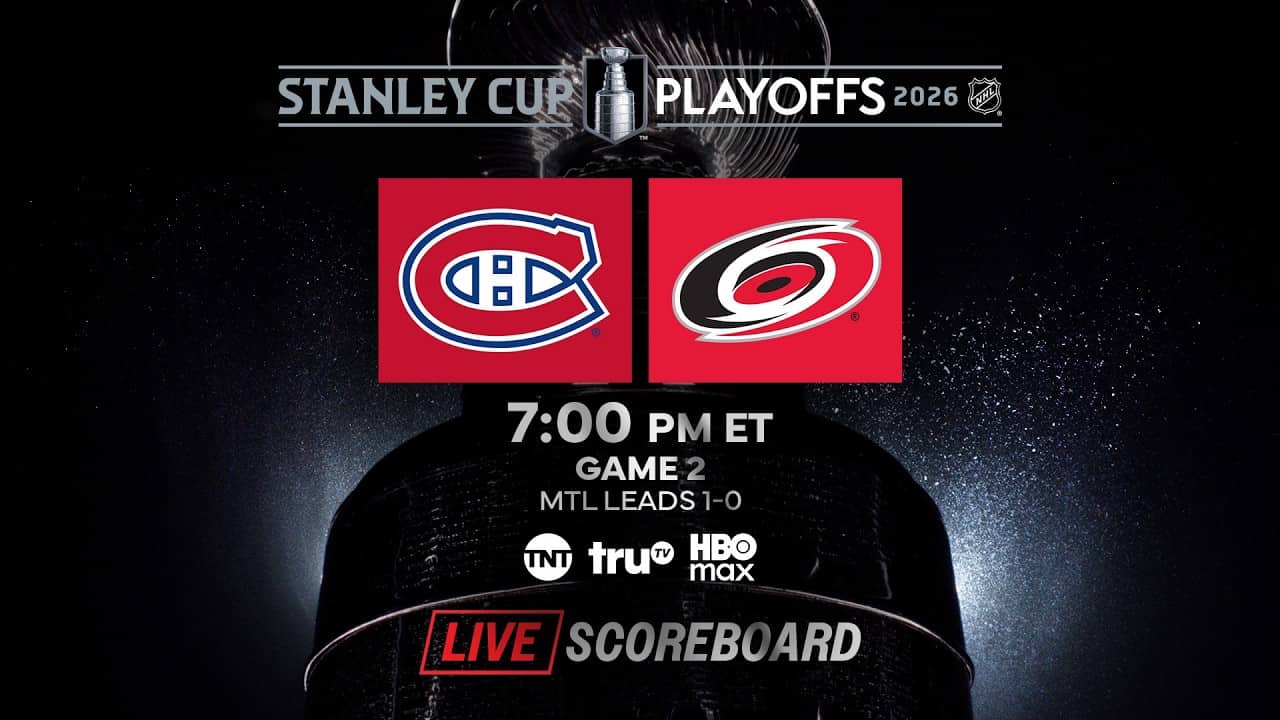 👉 LIVE NHL Conference Finals Game 2 Canadiens vs. Hurricanes Scoreboard & Chat  5/23 🏒🔥