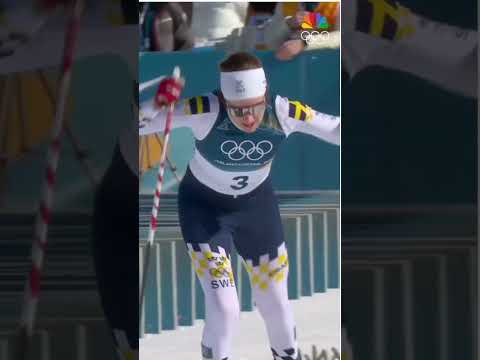Ebba Andersson powers to gold in the women’s 50km mass start! 🥇❄️
