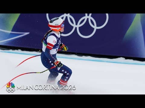 Breezy Johnson continues to shine amid speedy combined downhill | Winter Olympics 2026 | NBC Sports