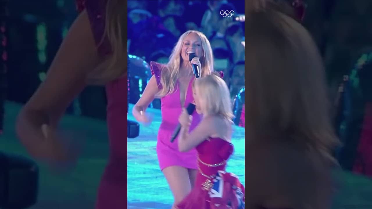 A SPICEY reunion happened at the #London2012 closing ceremony! 🤩 Unforgettable! #Olympics