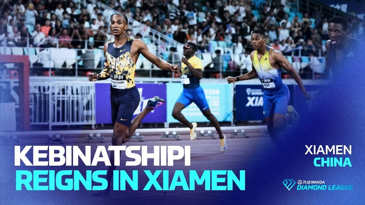 Kebinatshipi is unstoppable over 400m in Xiamen with 43.92 world lead | Wanda Diamong League