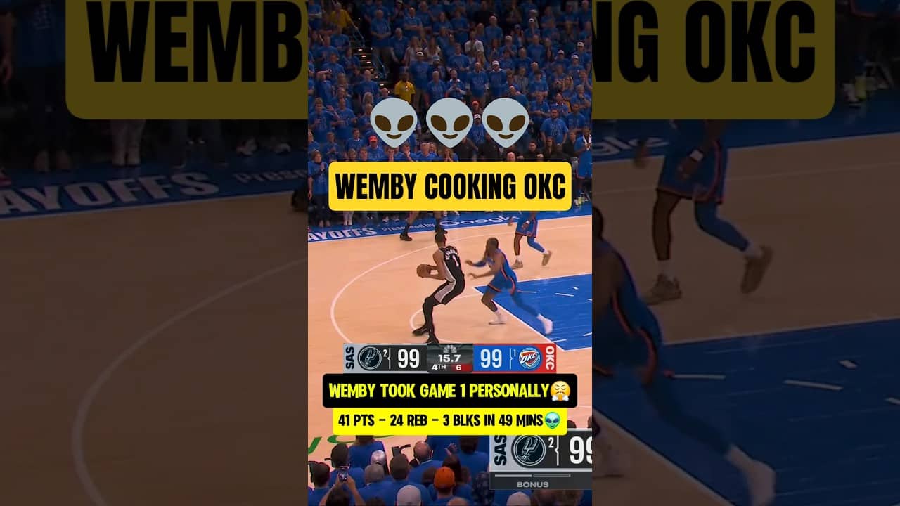 Wemby is OKCs KRYPTONITE👽