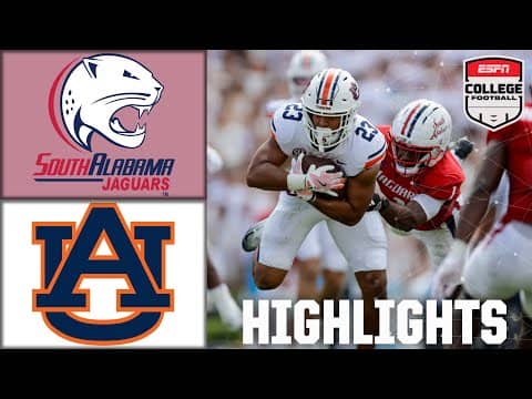 Auburn Tigers vs. South Alabama Jaguars | Full Game Highlights | ESPN College Football