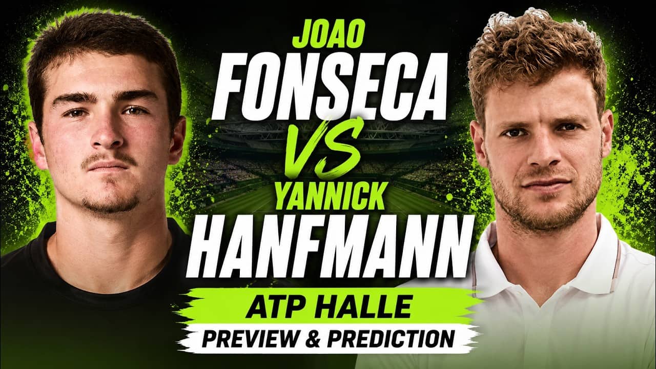 Joao Fonseca vs Yannick Hanfmann | ATP Halle 2026 | Round 1 | Preview & Prediction