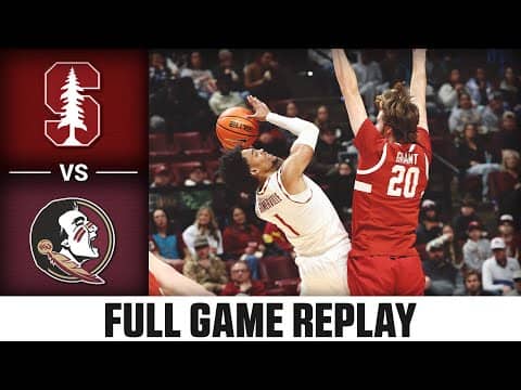 Stanford vs. Florida State Full Game Replay | 2025-26 ACC Men's Basketball
