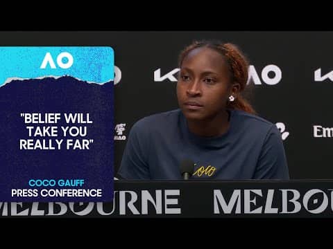 Coco Gauff Press Conference | Australian Open 2026 Third Round