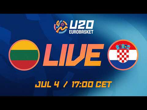 LIVE - Lithuania v Croatia | FIBA U20 Women's EuroBasket 2026 | Group Phase