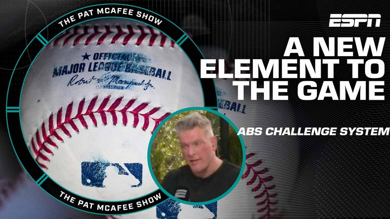 Pat McAfee raves about MLB's new ABS system 'Umps are going to hate this!' | The Pat McAfee Show