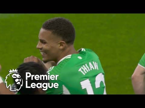 Malick Thiaw heads Newcastle in front of Everton | Premier League | NBC Sports