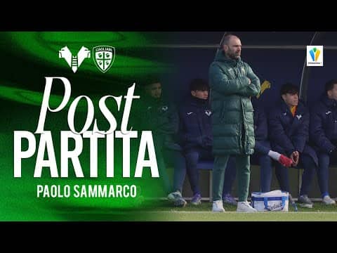 Sammarco: "Abbiamo imposto il nostro gioco dall'inizio, vittoria meritata"