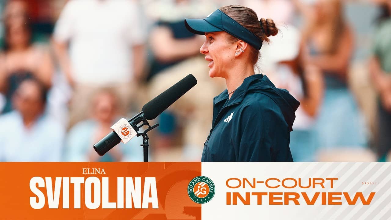 Elina Svitolina | Round 4 on-court Interview | Roland-Garros 2026