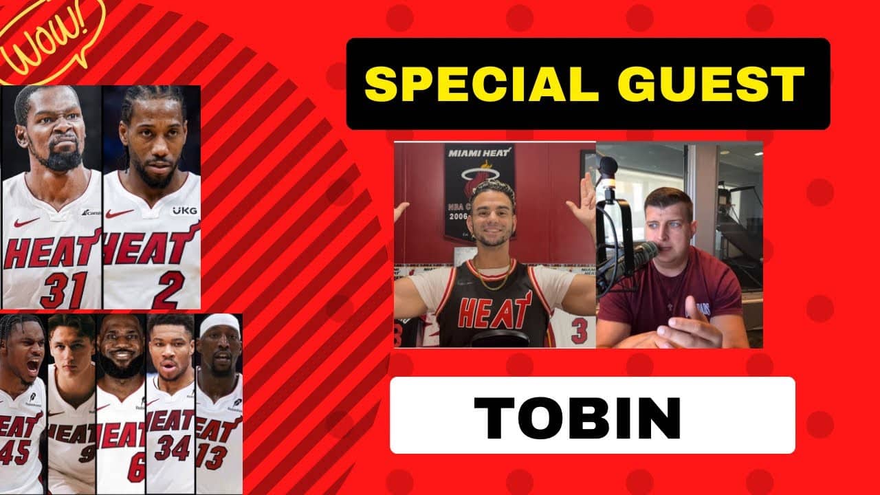 TOBIN REVEALS Miami Heat’s FUTURE… Giannis, LeBron & Bam Trade Talks 👀🔥 @TobinShow 