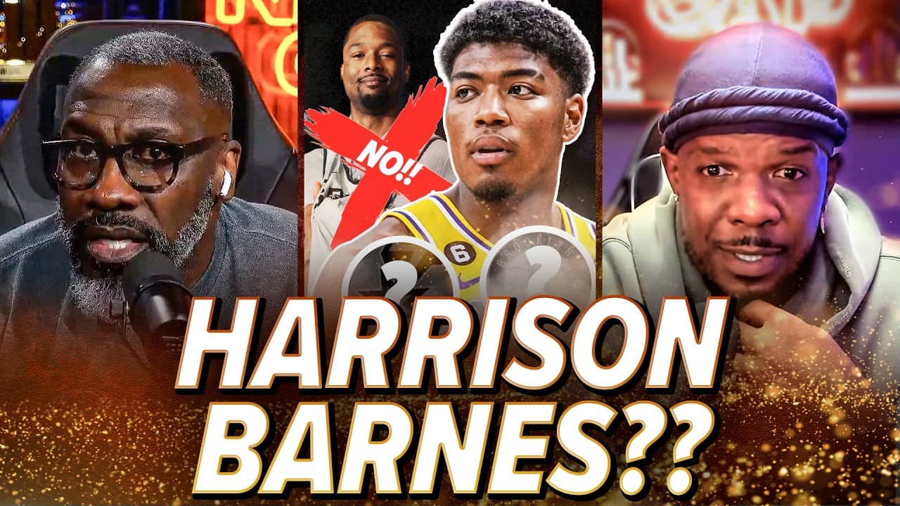 Shannon Sharpe SAYS the Lakers BETTER NOT let Rui Hachimura WALK for Harrison Barnes! | Nightcap