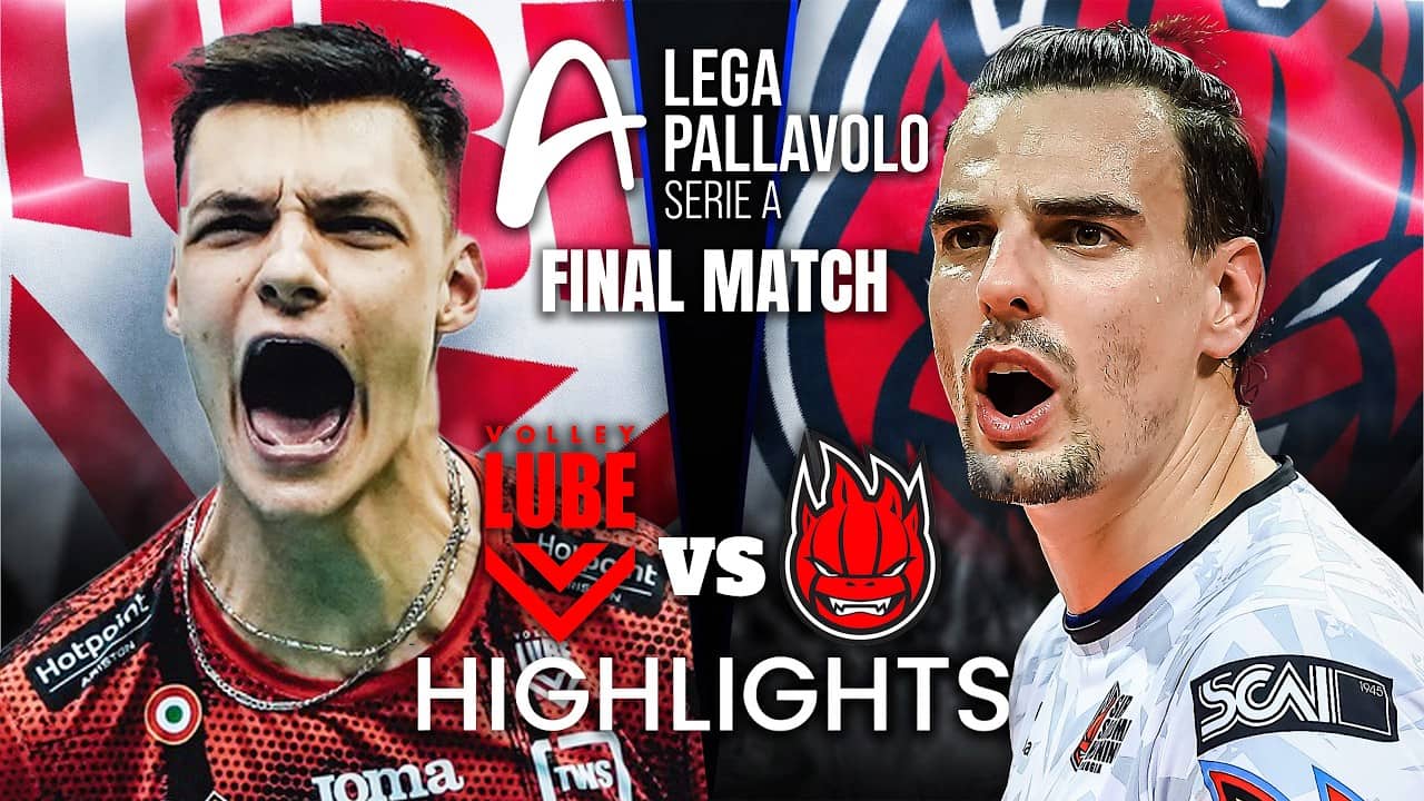 Perugia vs Lube | Highlights | Superlega Play Offs | Final Game 3