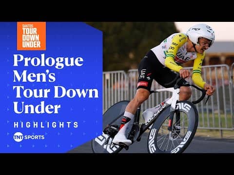 HUGE POWER! 💪 | 2026 Men's Tour Down Under Prologue Highlights | TNT Sports Cycling