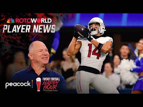 Cardinals WR Michael Wilson has uncertain 2026 outlook | Fantasy Football Happy Hour | NFL on NBC