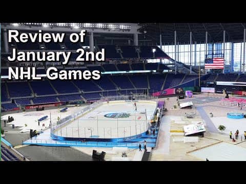 Review of January 2nd NHL Games