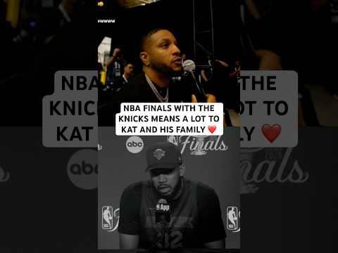 BenDaDonn asks KAT what it means to him and his family to be in the Finals with the Knicks