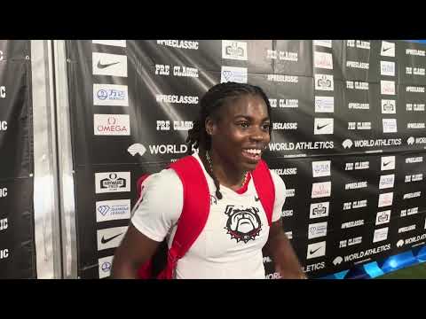 Adaejah Hodge On Racing Pros, The Bowerman After 10.80 For 3rd In Prefontaine Classic 100m